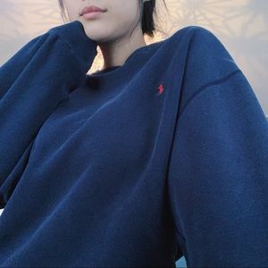 Vintage polo crew neck